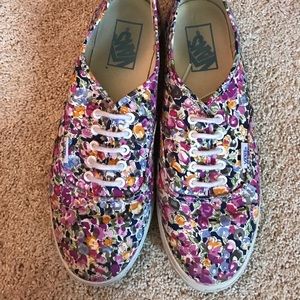 Floral Vans